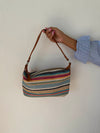 Limara woven crossover bag - Multifarvet