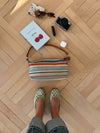 Limara woven crossover bag - Multifarvet