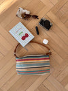 Limara woven crossover bag - Multifarvet