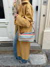 Limara woven crossover bag - Multifarvet