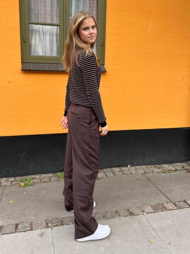 Designby Si Lisette oversized suit Pants - Brown - Size M Designby Si Lisette oversized suit Pants - Brown - Size M