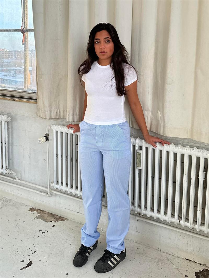 Luzy striped pants - blue