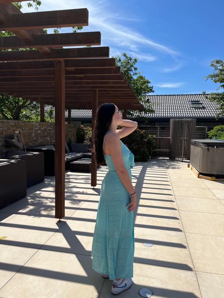 Lydia dress - turquoise