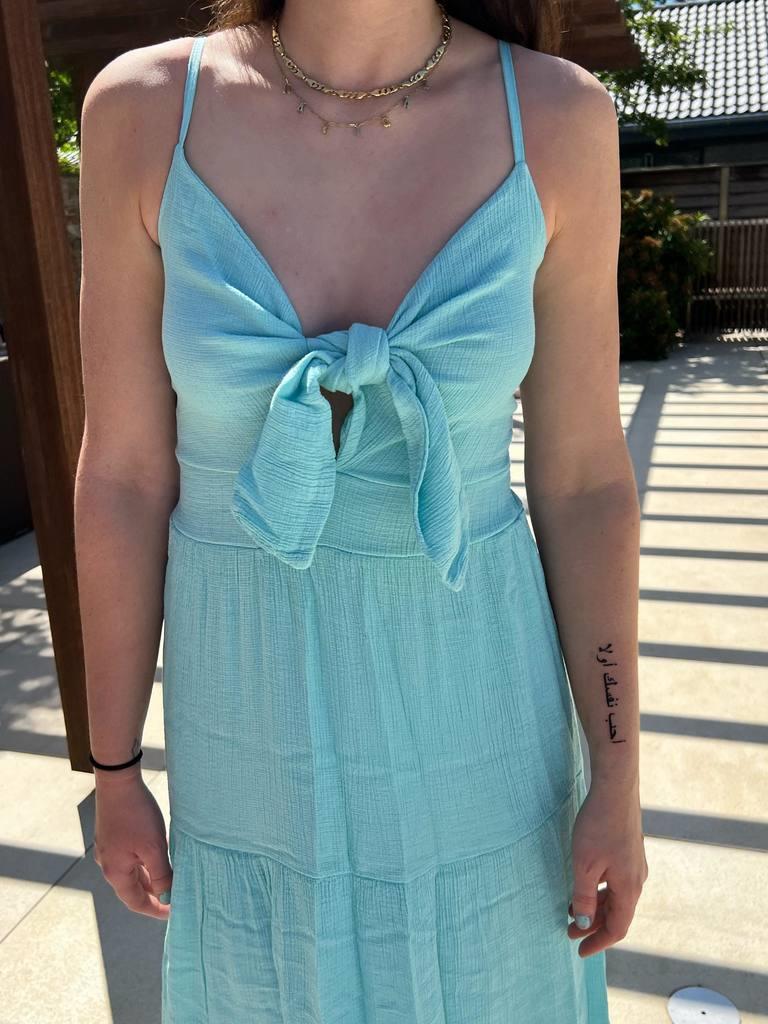 Lydia dress - turquoise