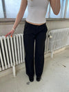 Anna Olympia wide leg suit pants - Black