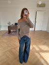Tora fitted knit - Taupe