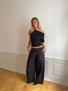 Florine fitted t-shirt - Black