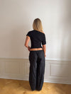 Florine fitted t-shirt - Black