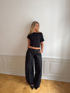 Florine fitted t-shirt - Black