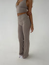 Essential flared pants - Ash
