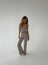 Essential flared pants - Ash