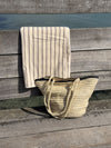 Spencer braided bag - Beige/black