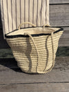 Spencer braided bag - Beige/black
