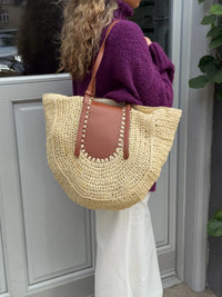 Wovana woven bag - Beige/Brown