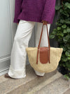 Wovana woven bag - Beige/Brown