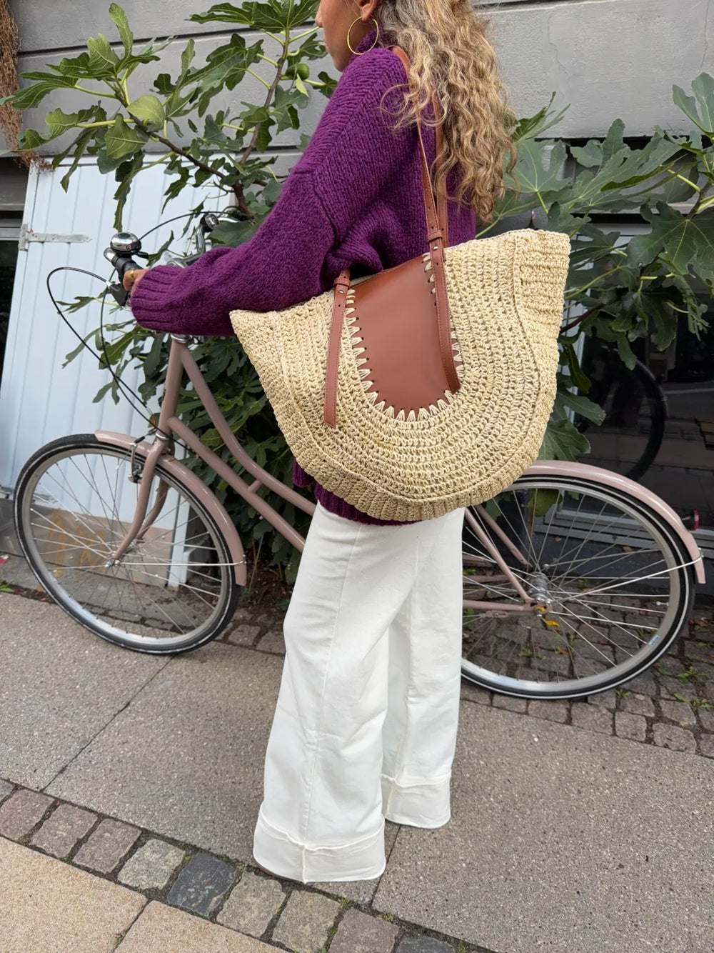 Wovana woven bag - Beige/Brown