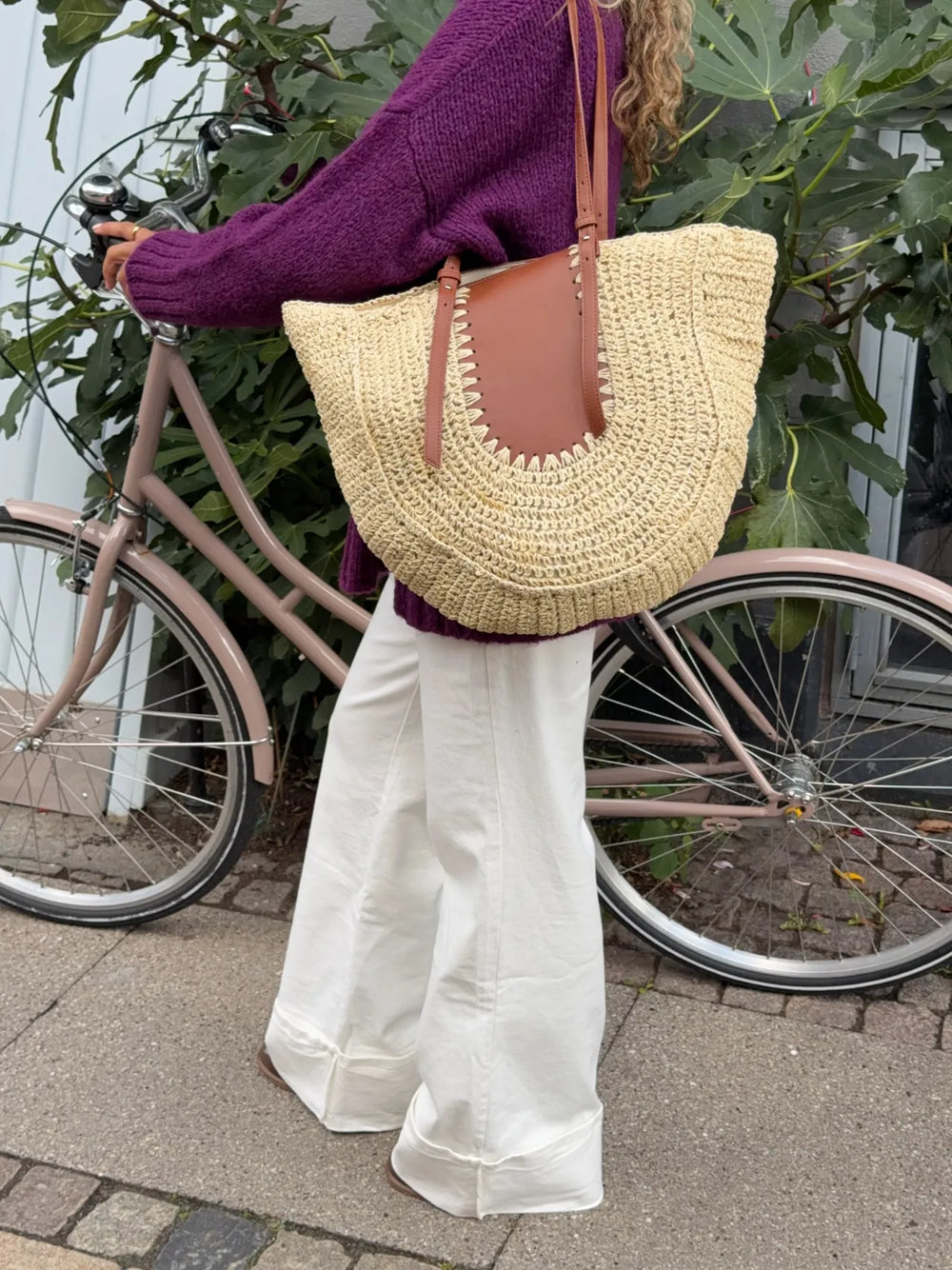 Wovana woven bag - Beige/Brown