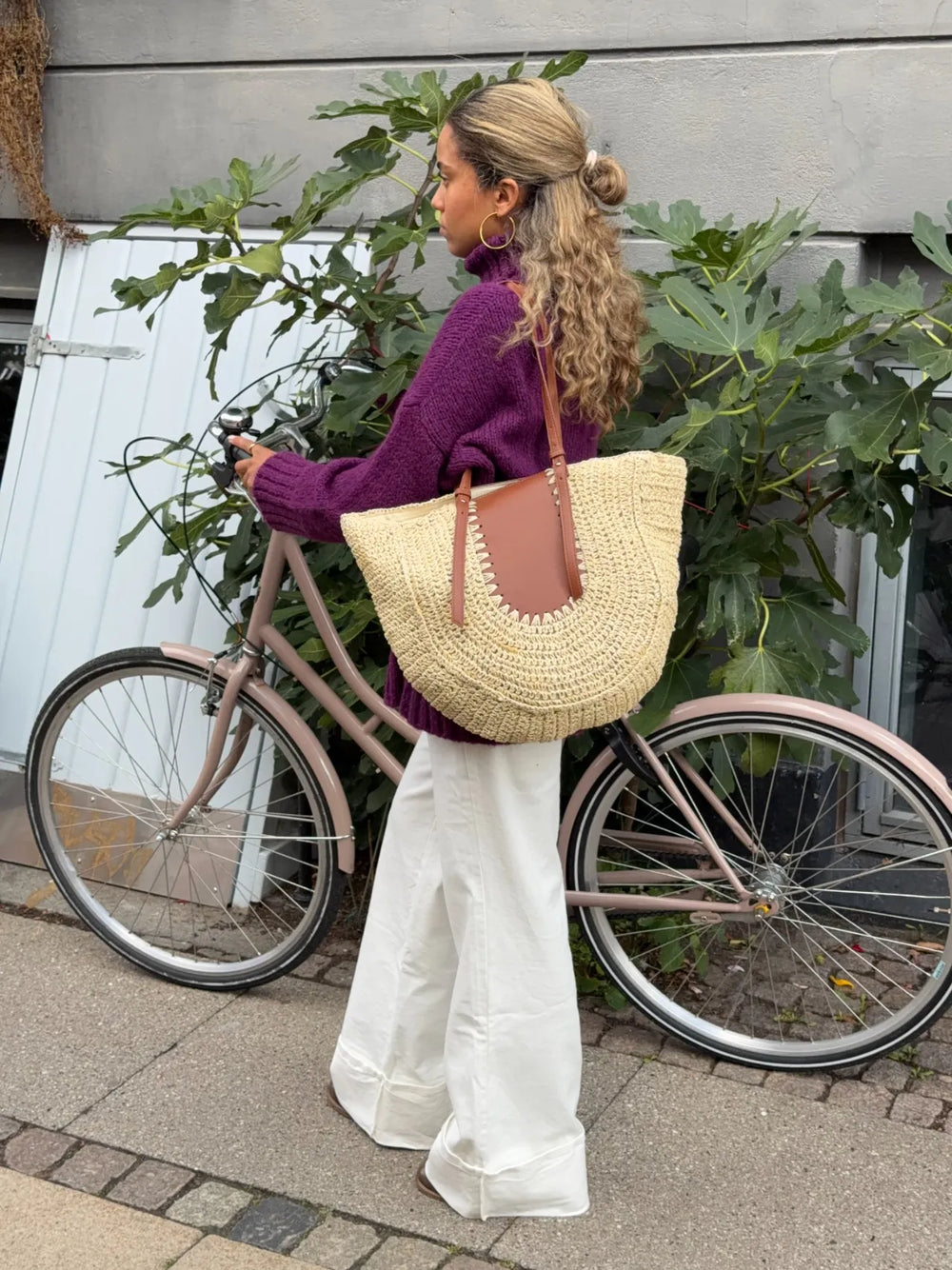 Wovana woven bag - Beige/Brown