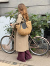 Wovana woven bag - Beige/Black