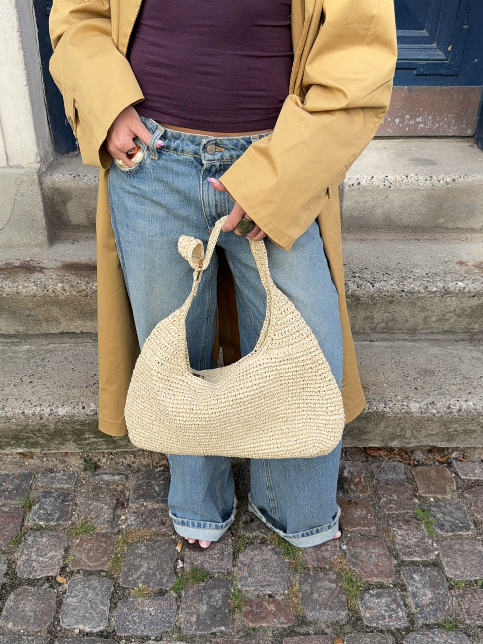 Tamela woven bag - Beige