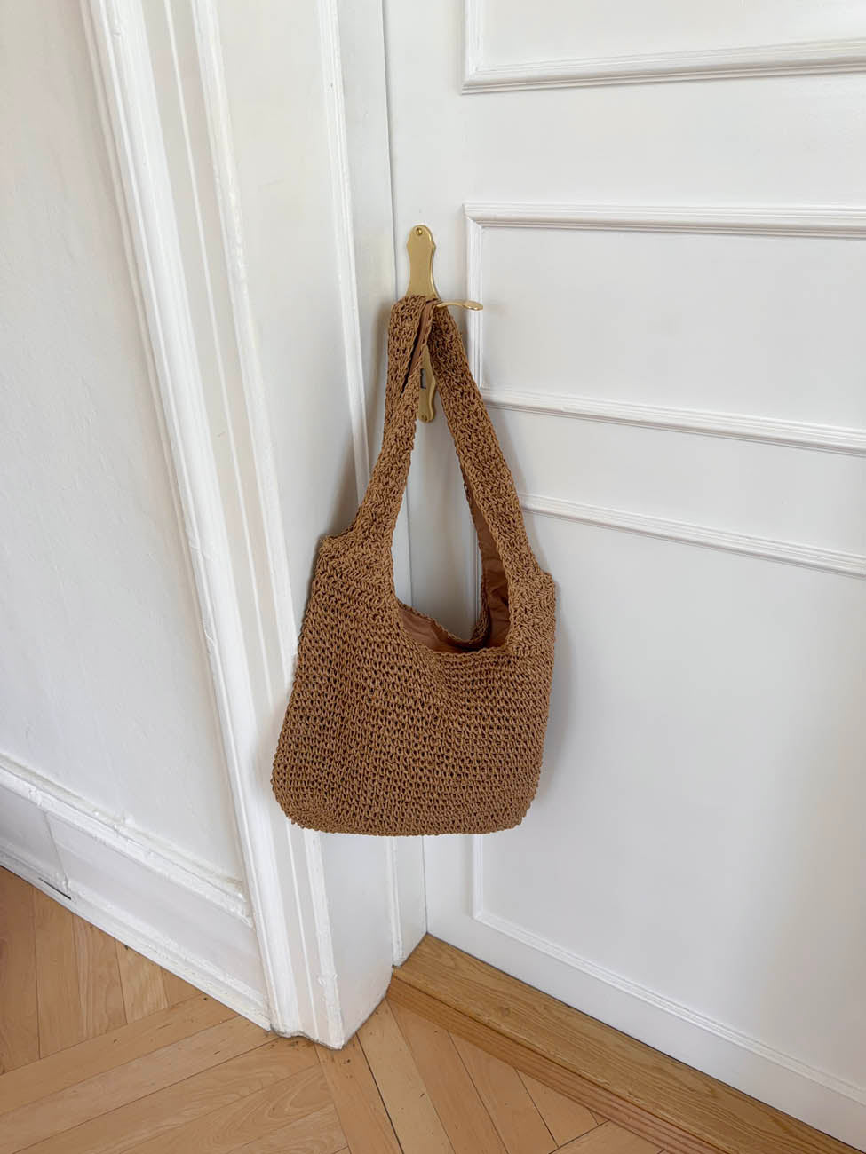 Tamela woven bag - Light brown