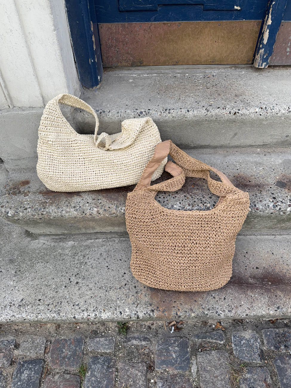 Tamela woven bag - Light brown