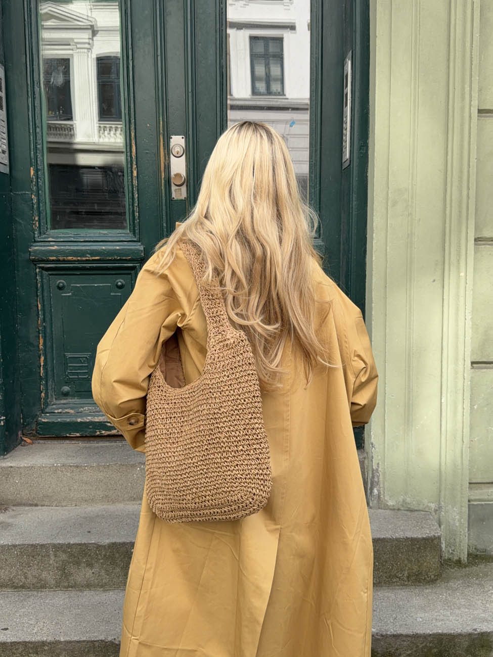 Tamela woven bag - Light brown