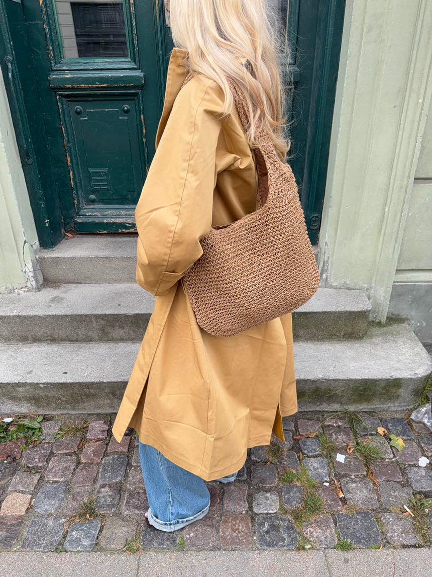 Tamela woven bag - Light brown