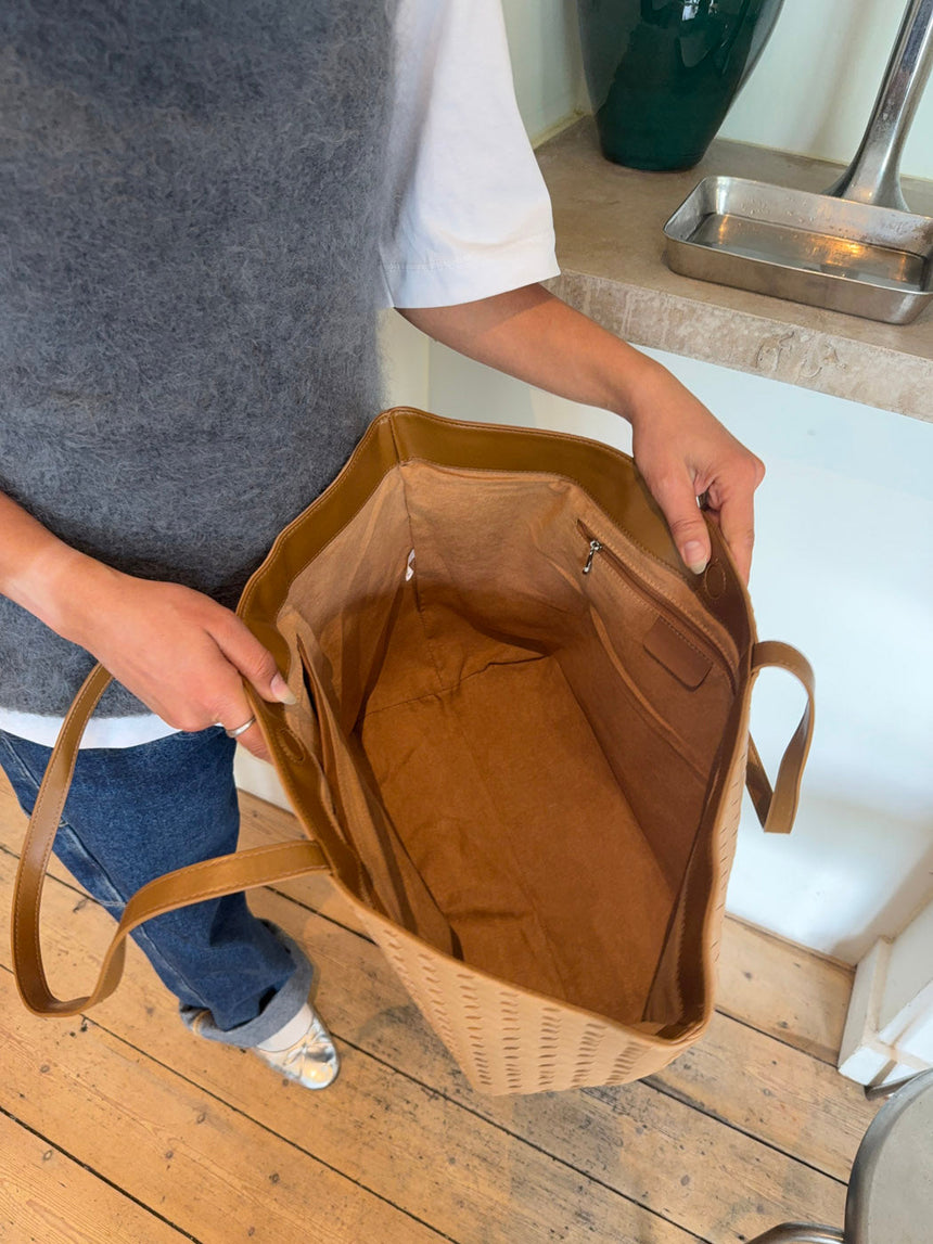 Chili woven bag - Beige