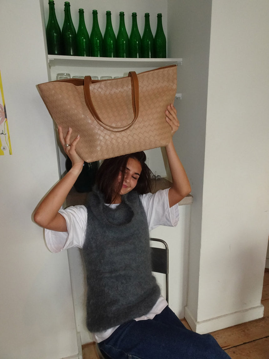 Chili woven bag - Beige