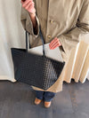 Chili shoulder bag in woven - Black