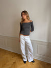 Didde corduroy pants - White