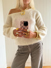 Scandivv fluffy knit - Off white