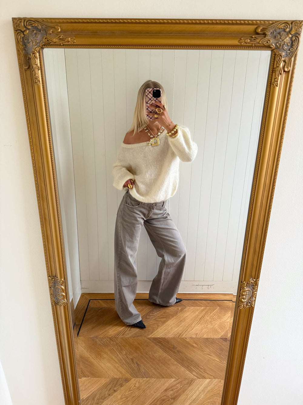 Scandivv fluffy knit - Off white