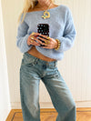 Scandivv fluffy knit - Baby blue