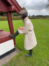 Sille coat with checkered lining - Beige