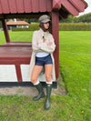 Sille coat with checkered lining - Beige