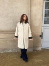 Vespera coat with collar - Light beige/brown