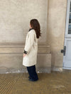 Vespera coat with collar - Light beige/brown