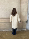 Vespera coat with collar - Light beige/brown