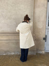 Vespera coat with collar - Light beige/brown
