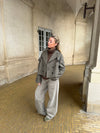 Marigold checkered coat - Grey/Green
