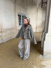 Marigold checkered coat - Grey/Green