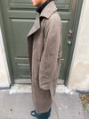 Esther coat with belt - Brown/grey
