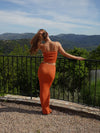 Malie glitter tank top – Orange
