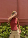 Montania shimmer top - Rose
