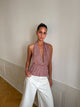 Julle glitter halter top - Pink