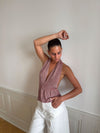 Julle glitter halter top - Pink