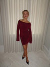 Solange glitter dress - Red