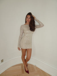 Calinda sequin dress - Silver